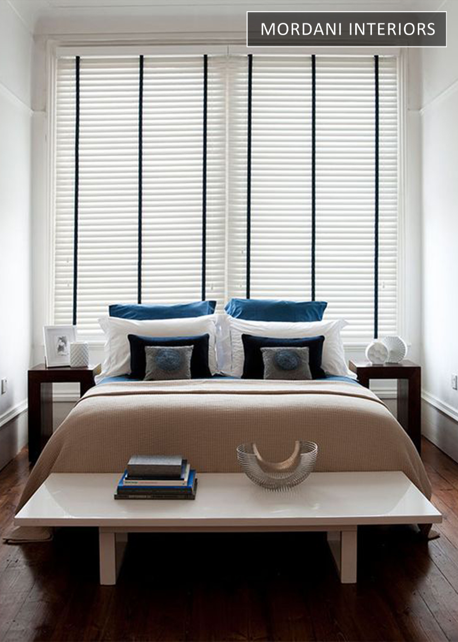 Porcelain White Wooden Venetian Blinds